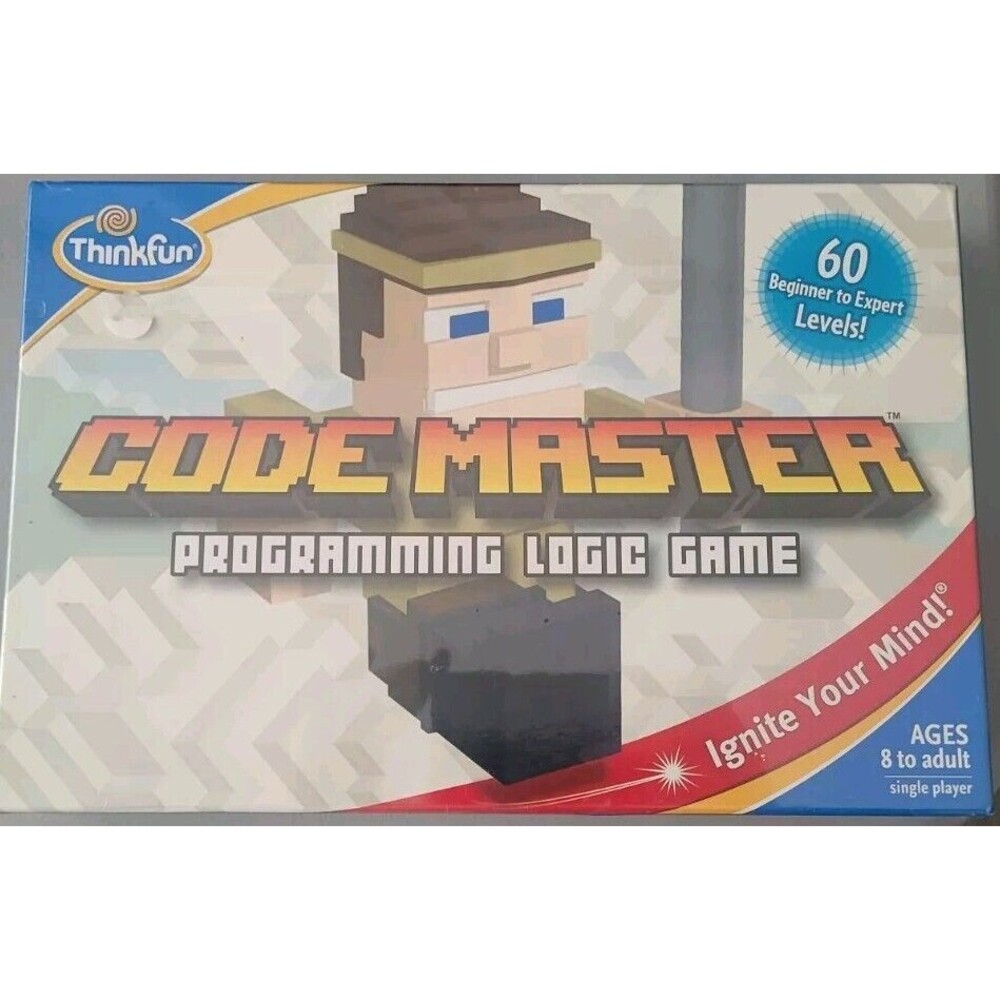 Thinkfun CODE MASTER Programming Logic Minecraft Board Game - Brand New/Sealed